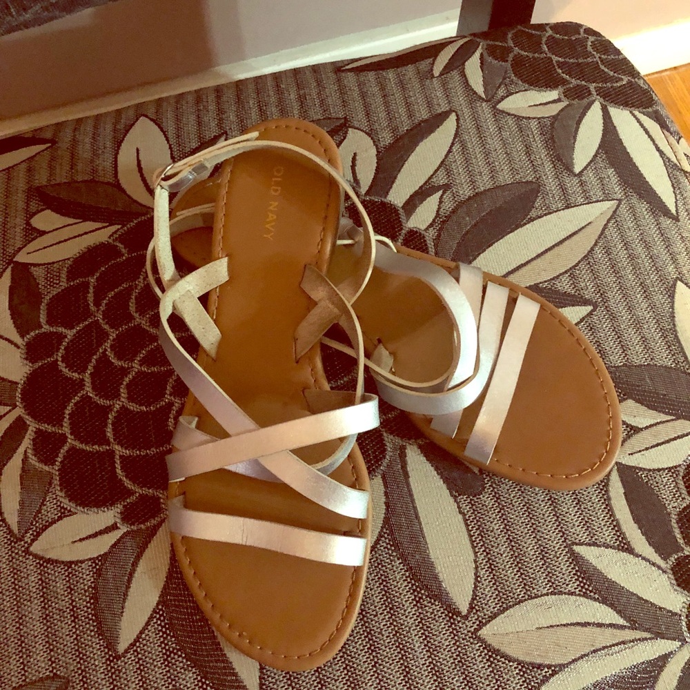 Stripy sandals